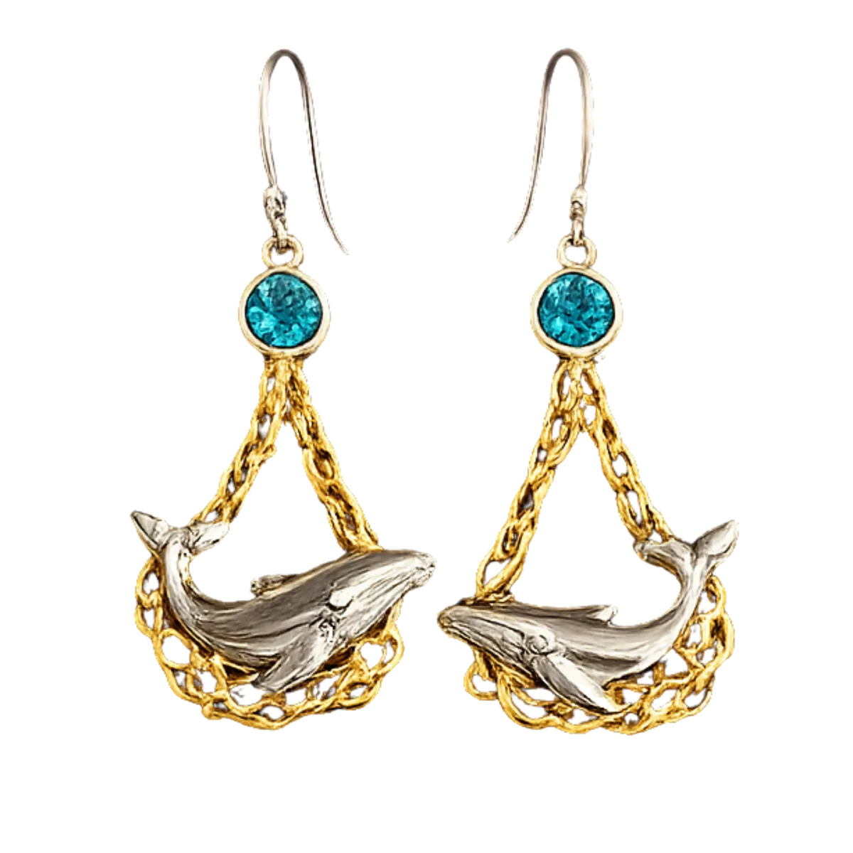 Whale, Earrings
