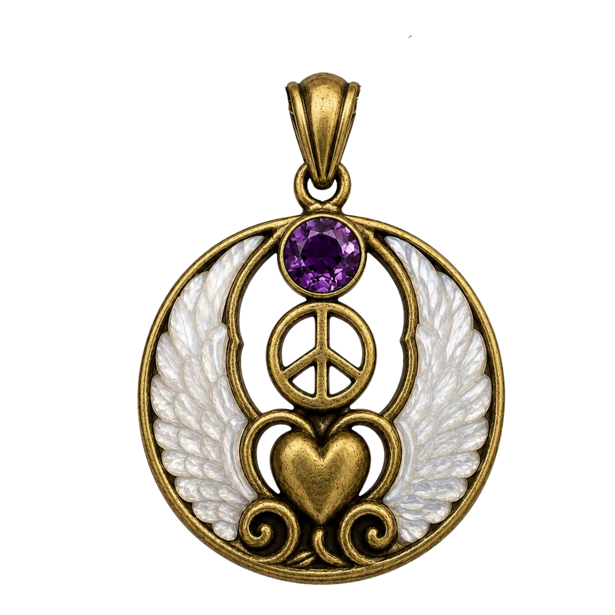 Winged Heart, Pendant